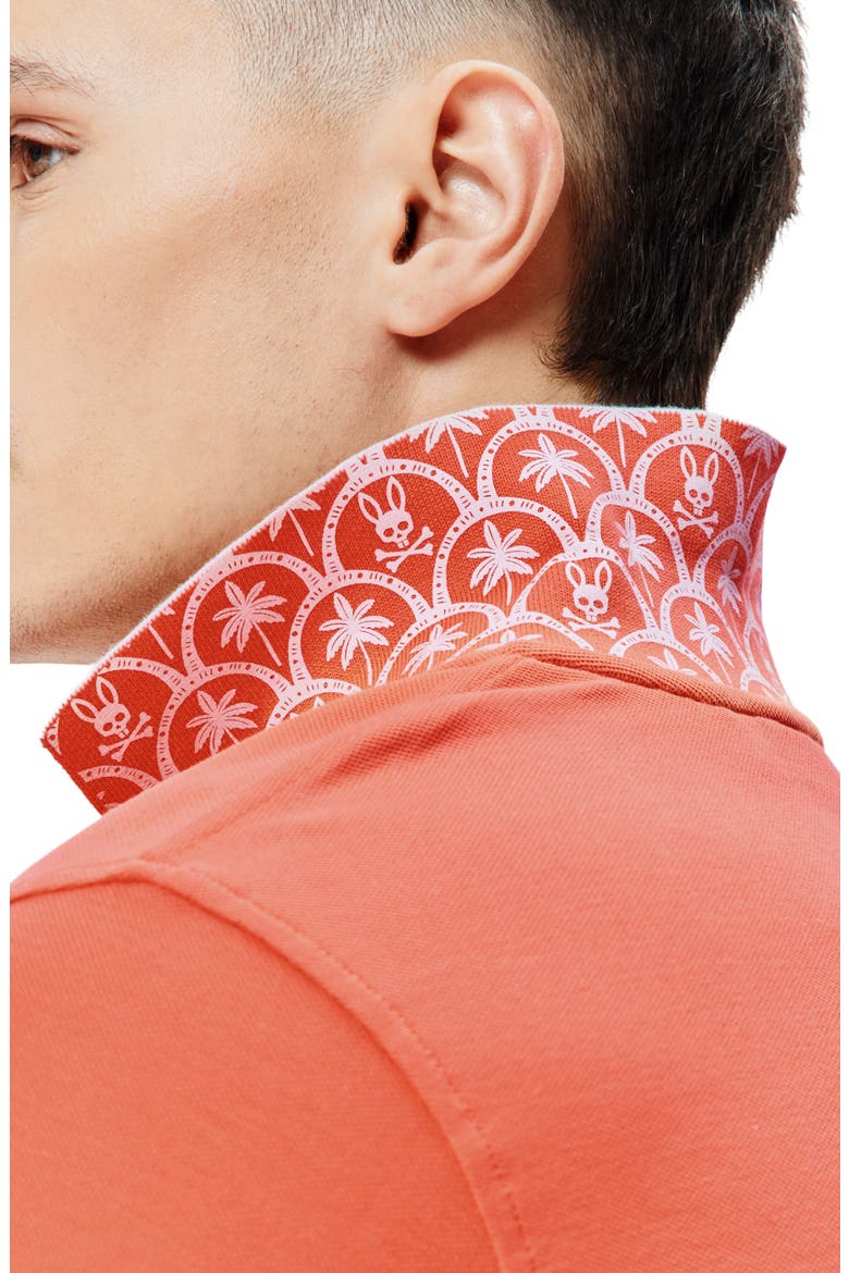 Brad Tipped Cotton Piqué Polo, Alternate, color, EMBERGLOW