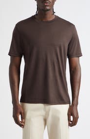 Herno Solid Wool Jersey Crewneck T-Shirt