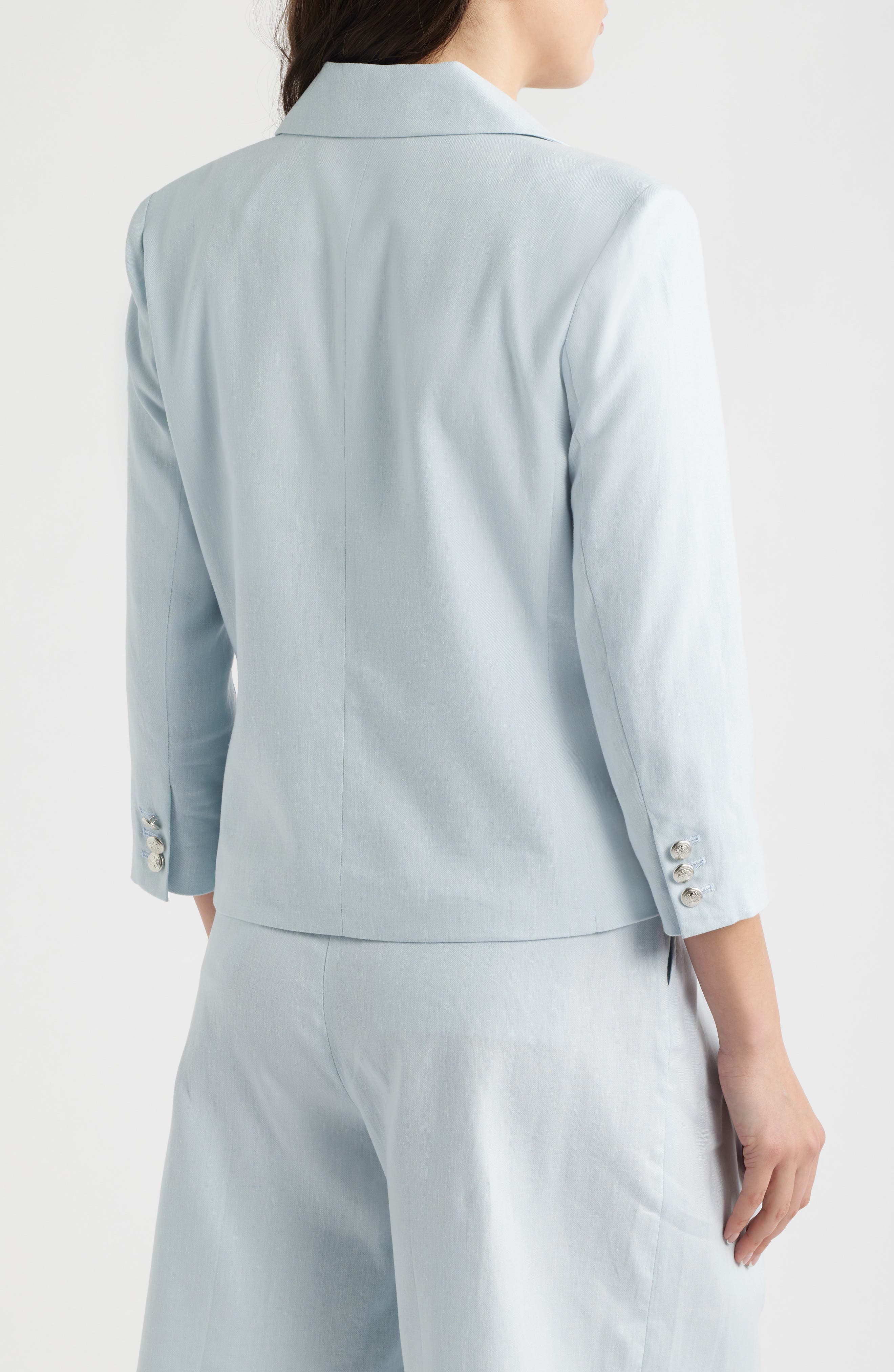 Double Breasted Crop Blazer - image 4
