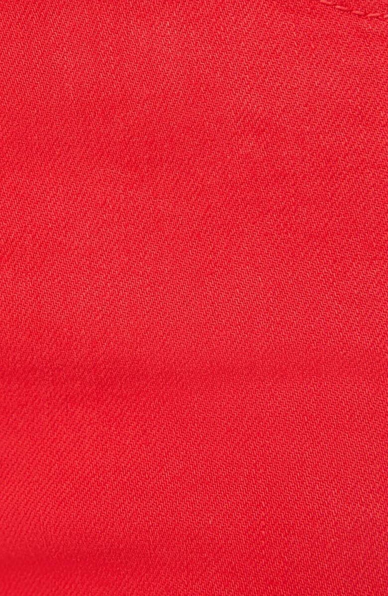 MOTHER The Kick It High Waist Straight Leg Jeans, Alternate, color, Tango Red