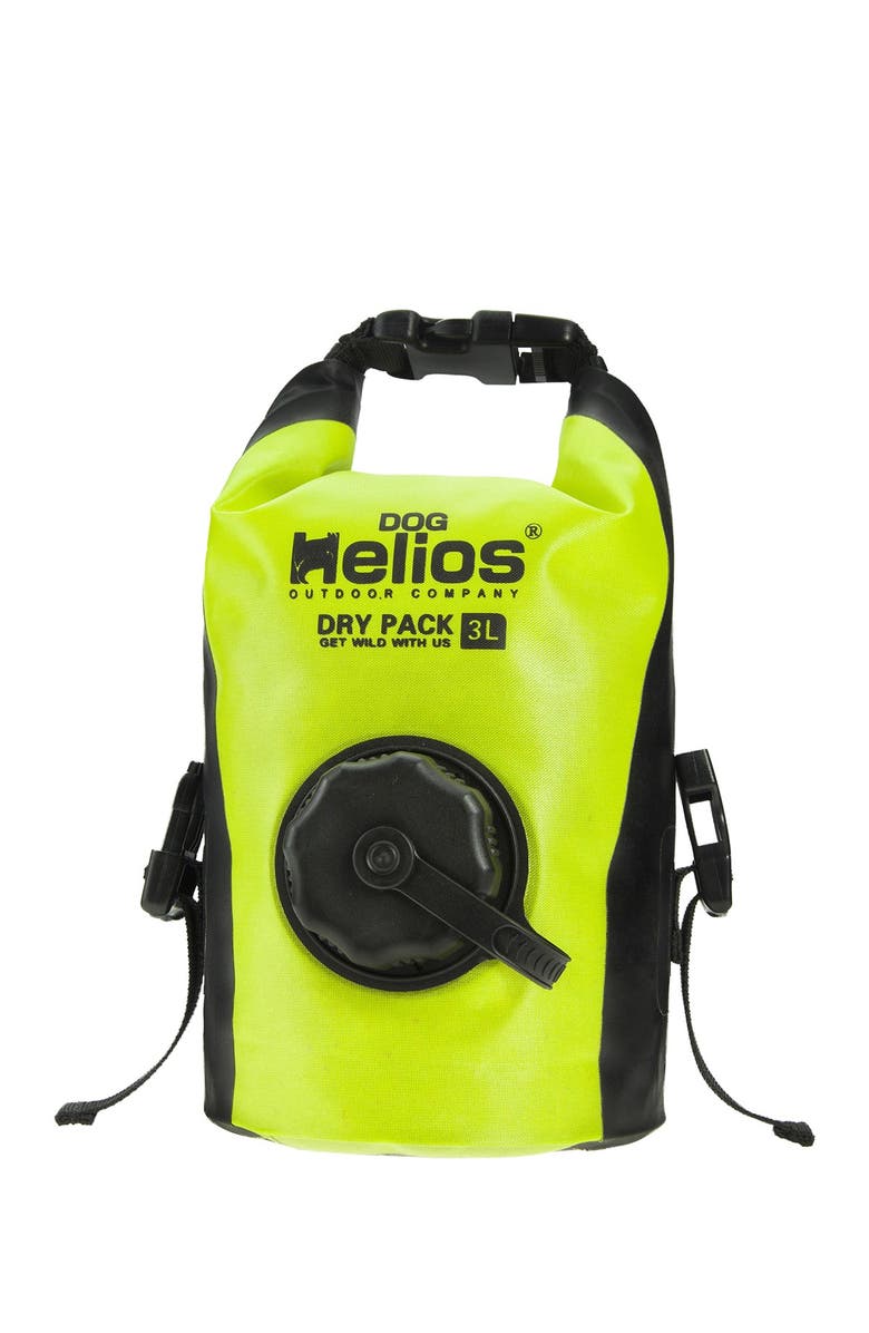 PET LIFE Dog Helios Grazer Waterproof Outdoor Travel Dry Food Dispenser Bag, Main, color, 