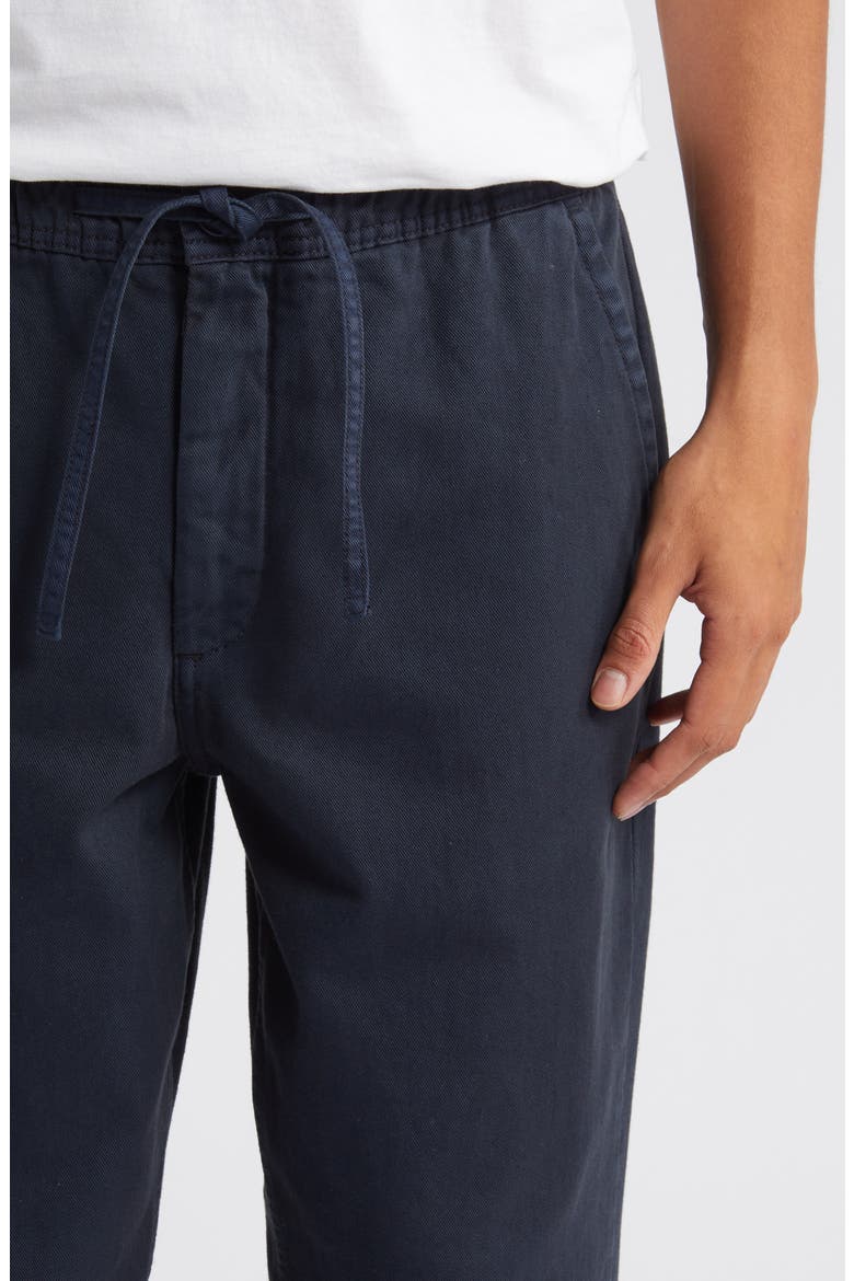 Kurt Organic Cotton Drawstring Crop Pants, Alternate, color, NAVY