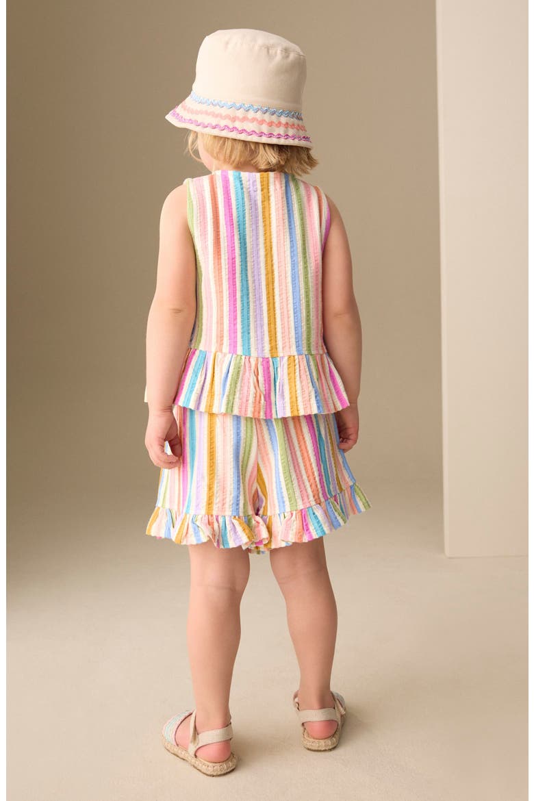 Kids' Rainbow Vest & Shorts Set, Alternate, color, MULTI RAINBOW
