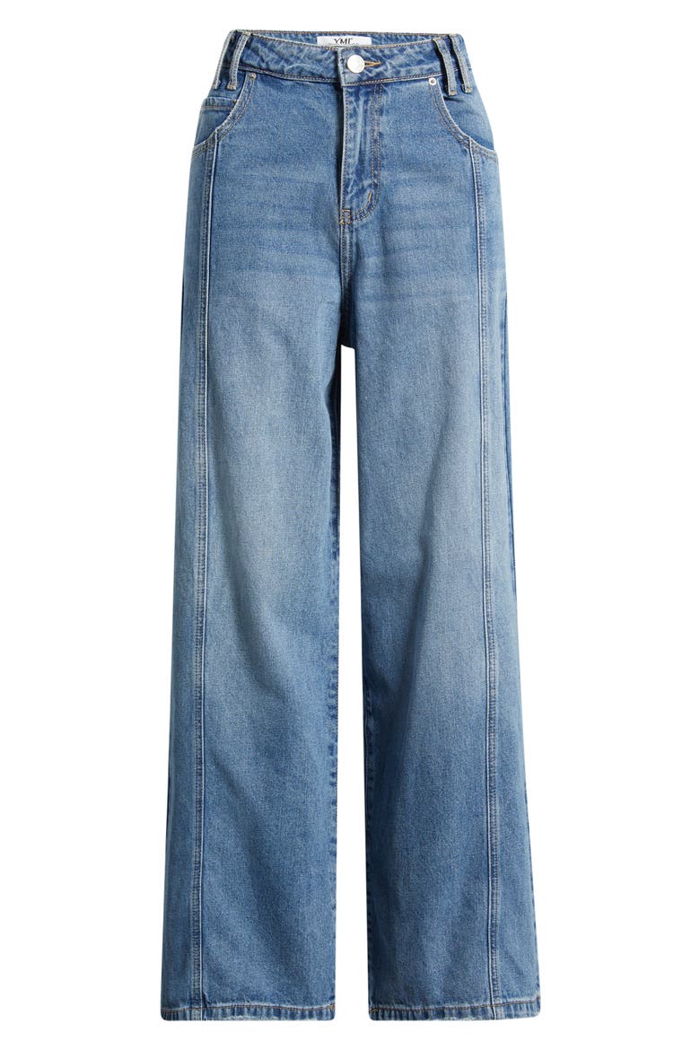 Relaxed Extra Baggy Wide Leg Jeans, Alternate, color, LIGHT BLUE POTASSIUM