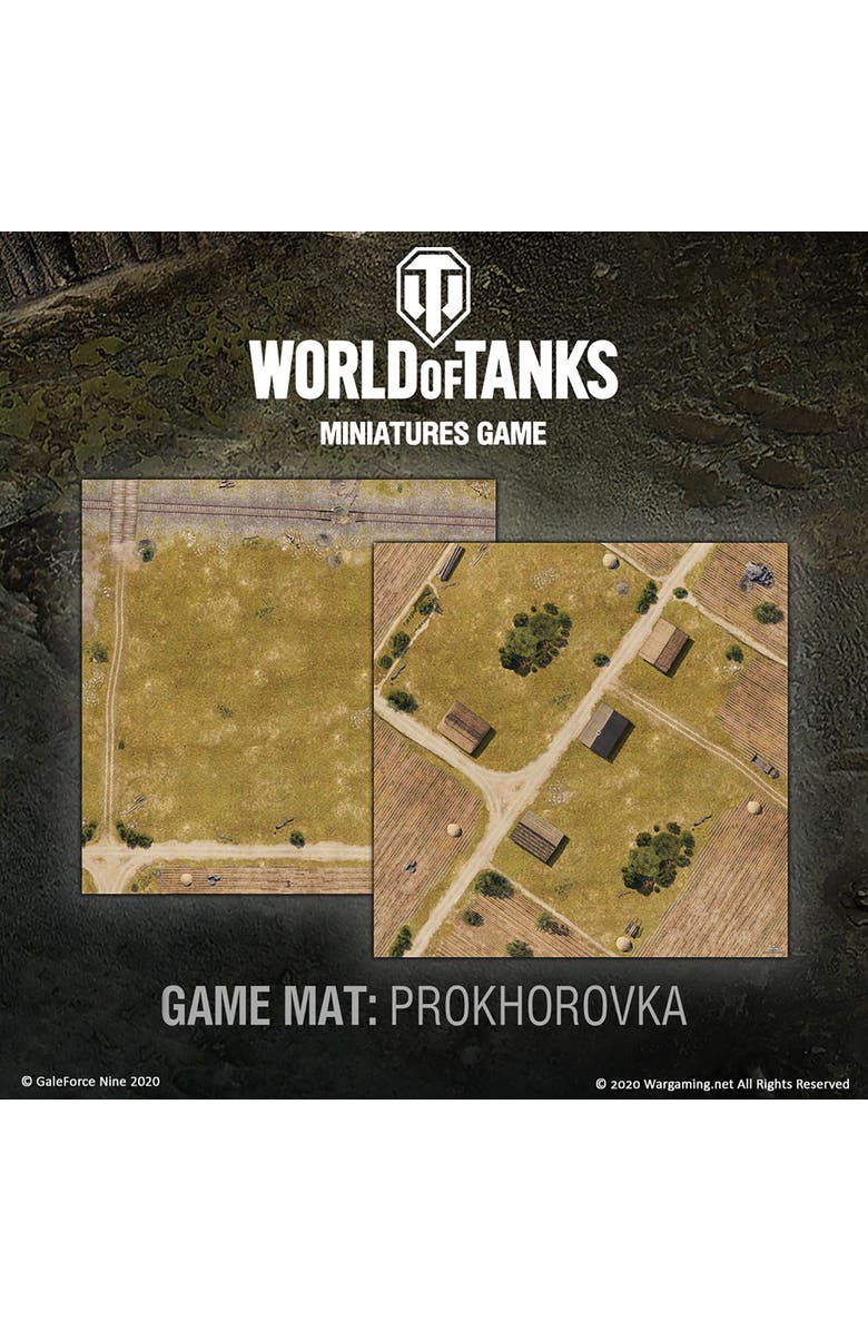 World Of Tanks 36x36 Inch Prokhorovka Summer Game Mat, Alternate, color, Multicolored