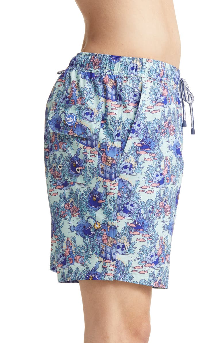 Peter Millar Men's Lit Up Swim Trunks, Alternate, color,
