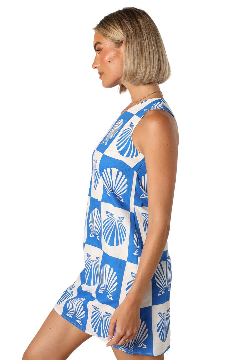 Petal & Pup Matteo One-Shoulder Cotton Minidress, Alternate, color,