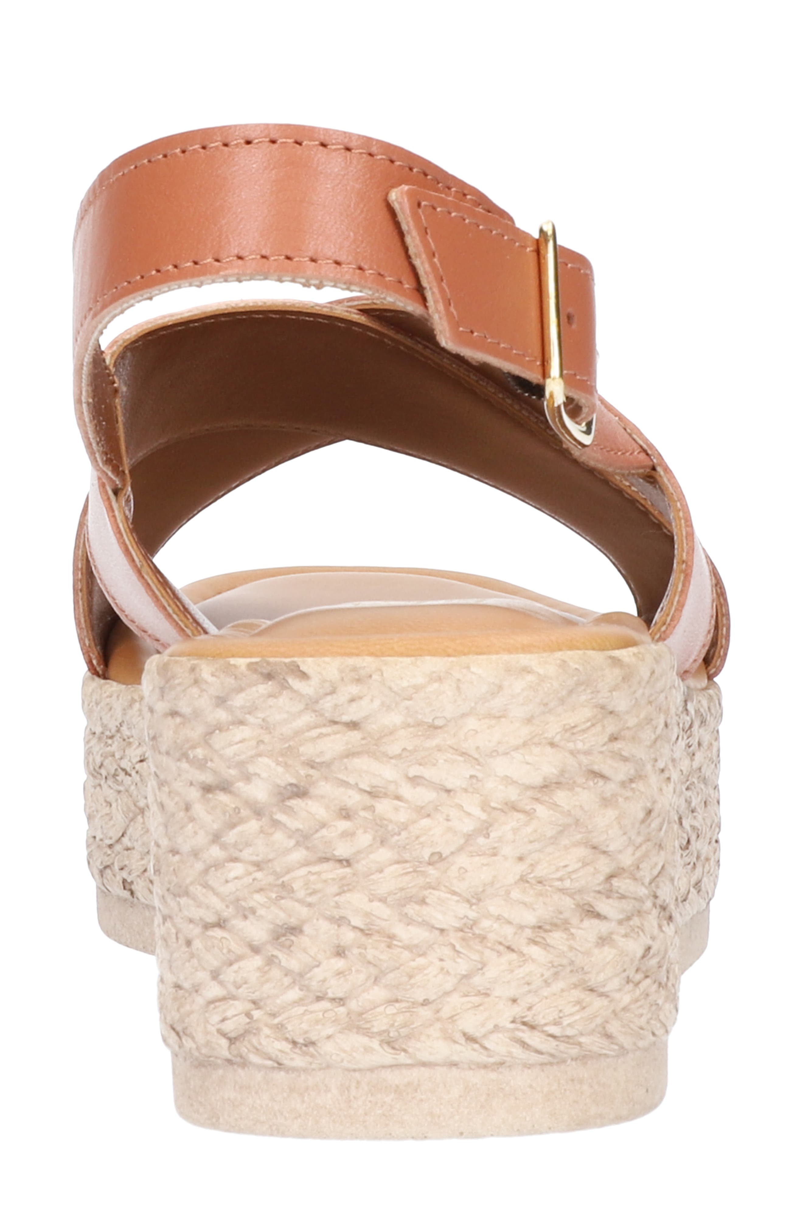 Mar Platform Sandal, Alternate, color, TAN LEATHER