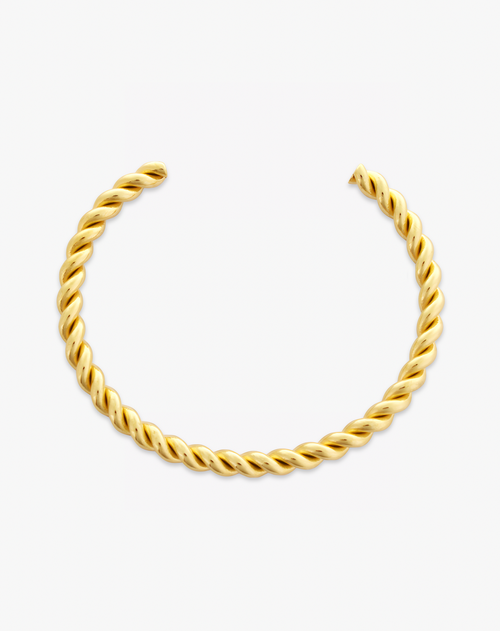 Ben Oni Anti-tarnish Twist Cuff Bracelet In Gold