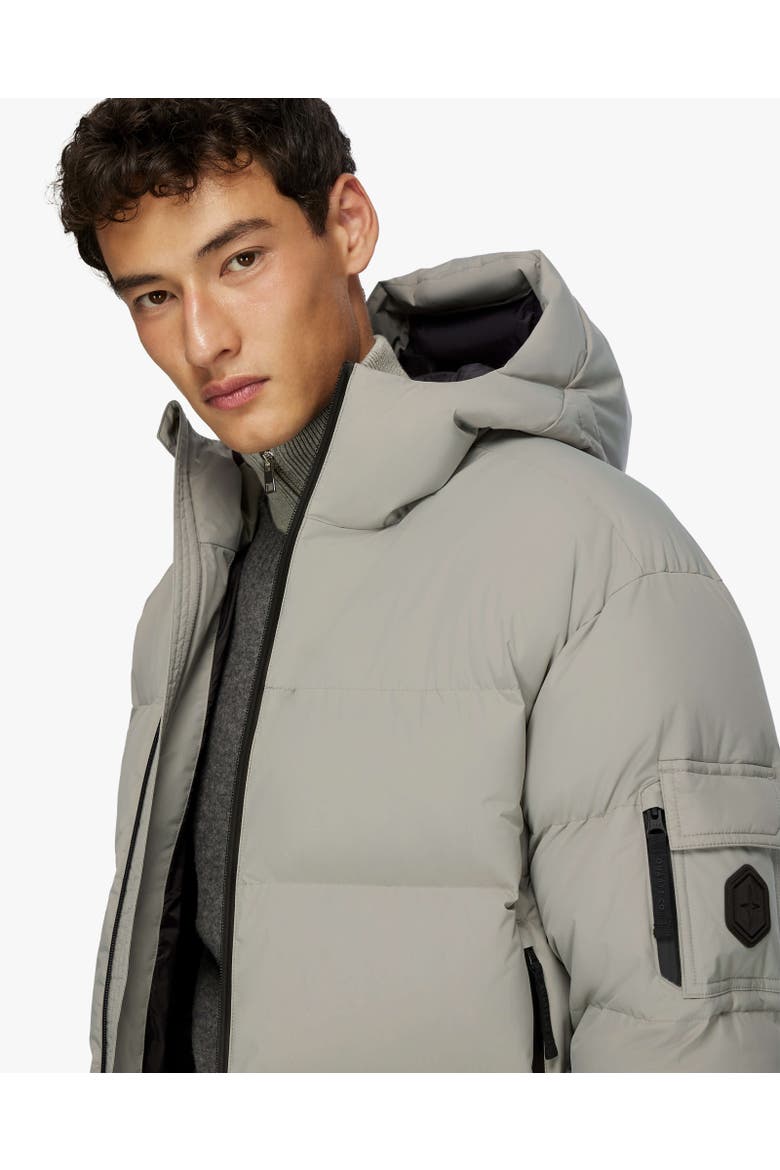 DAWSON | Hooded Recycled Down Winter Jacket, Alternate, color, Ice