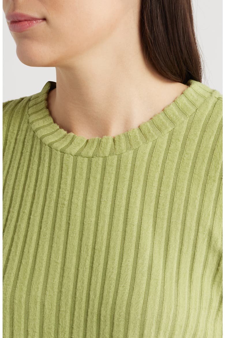 Rib Knit Top, Alternate, color, PEAR