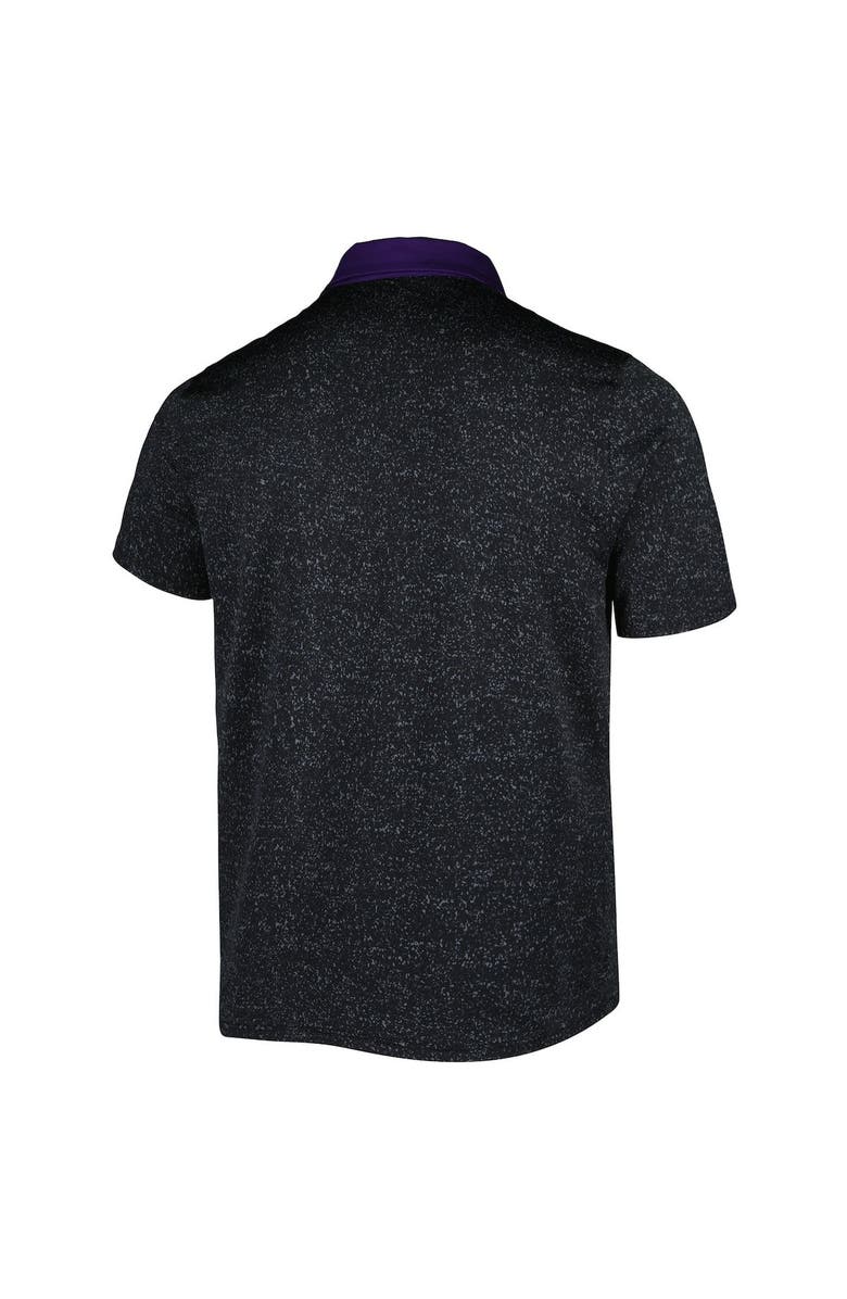 Under Armour Men's Under Armour Black Northwestern Wildcats Static Performance Polo, Alternate, color, 