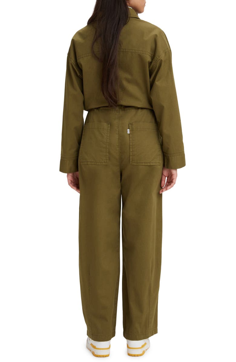 Levi's<sup>®</sup> Baggy Surplus Nonstretch Denim Long Sleeve Jumpsuit, Alternate, color, 