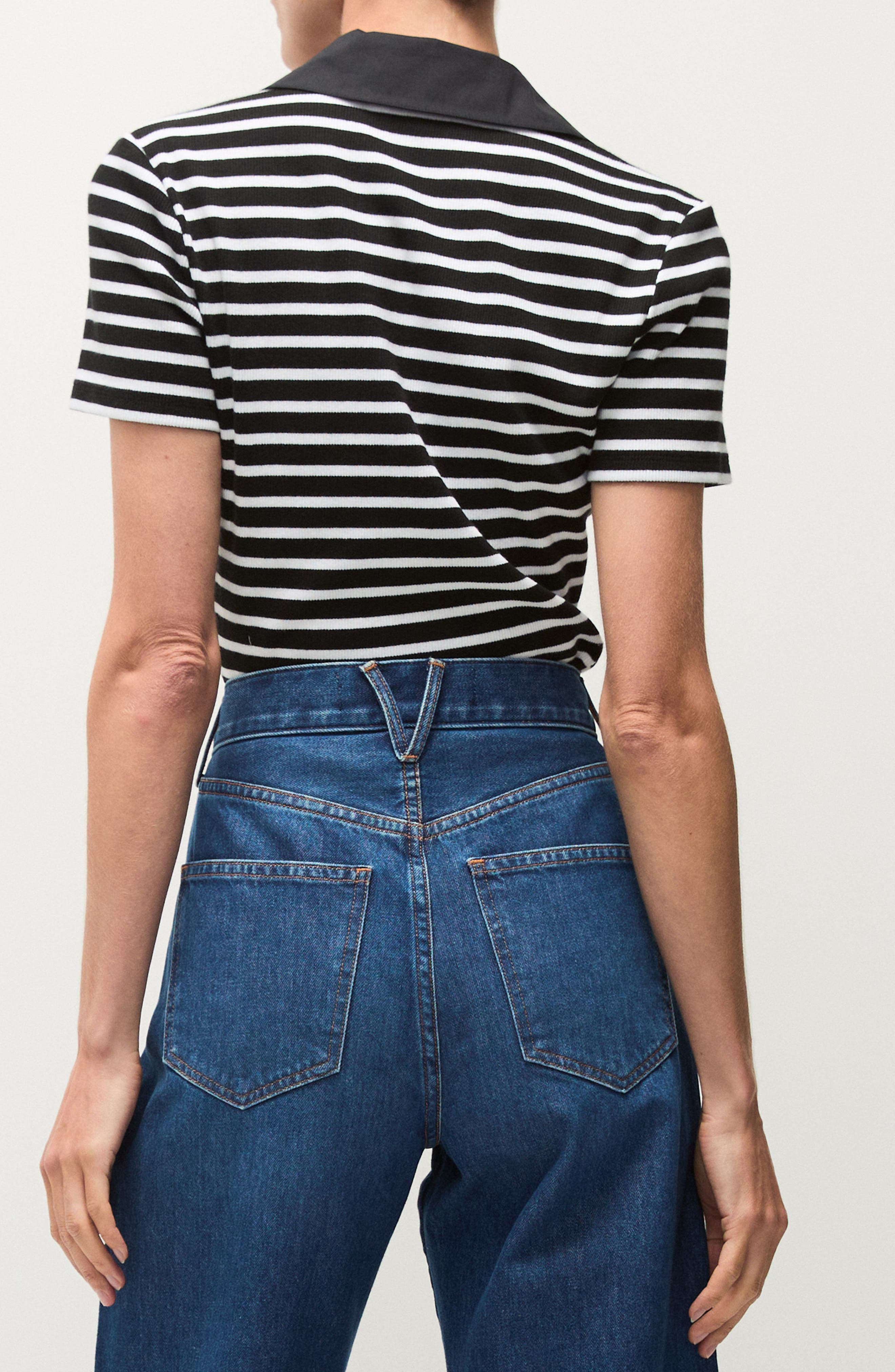 Kearney Stripe Stretch Cotton Polo - image 2