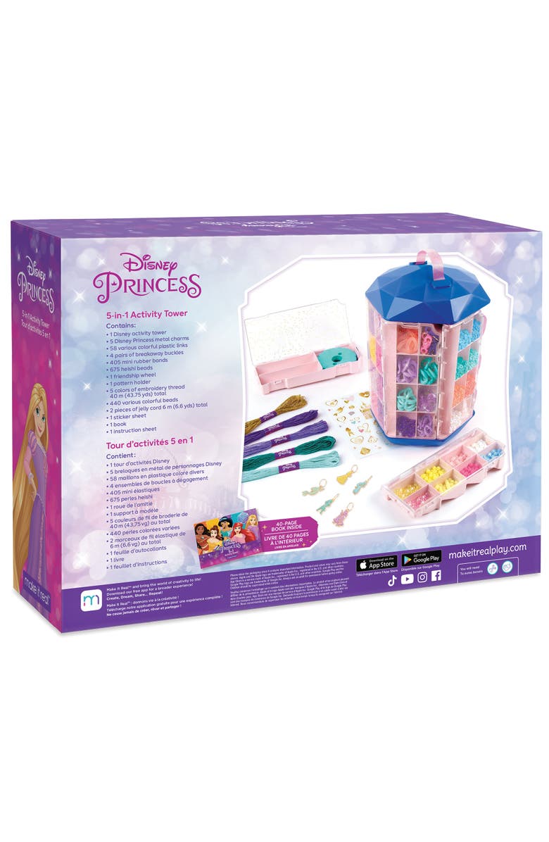 Disney Princess 5In1 Princess Activity Tower, Alternate, color, Multicolored