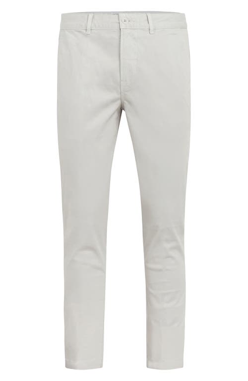 Hudson Jeans Slim Straight Leg Chinos In Gray