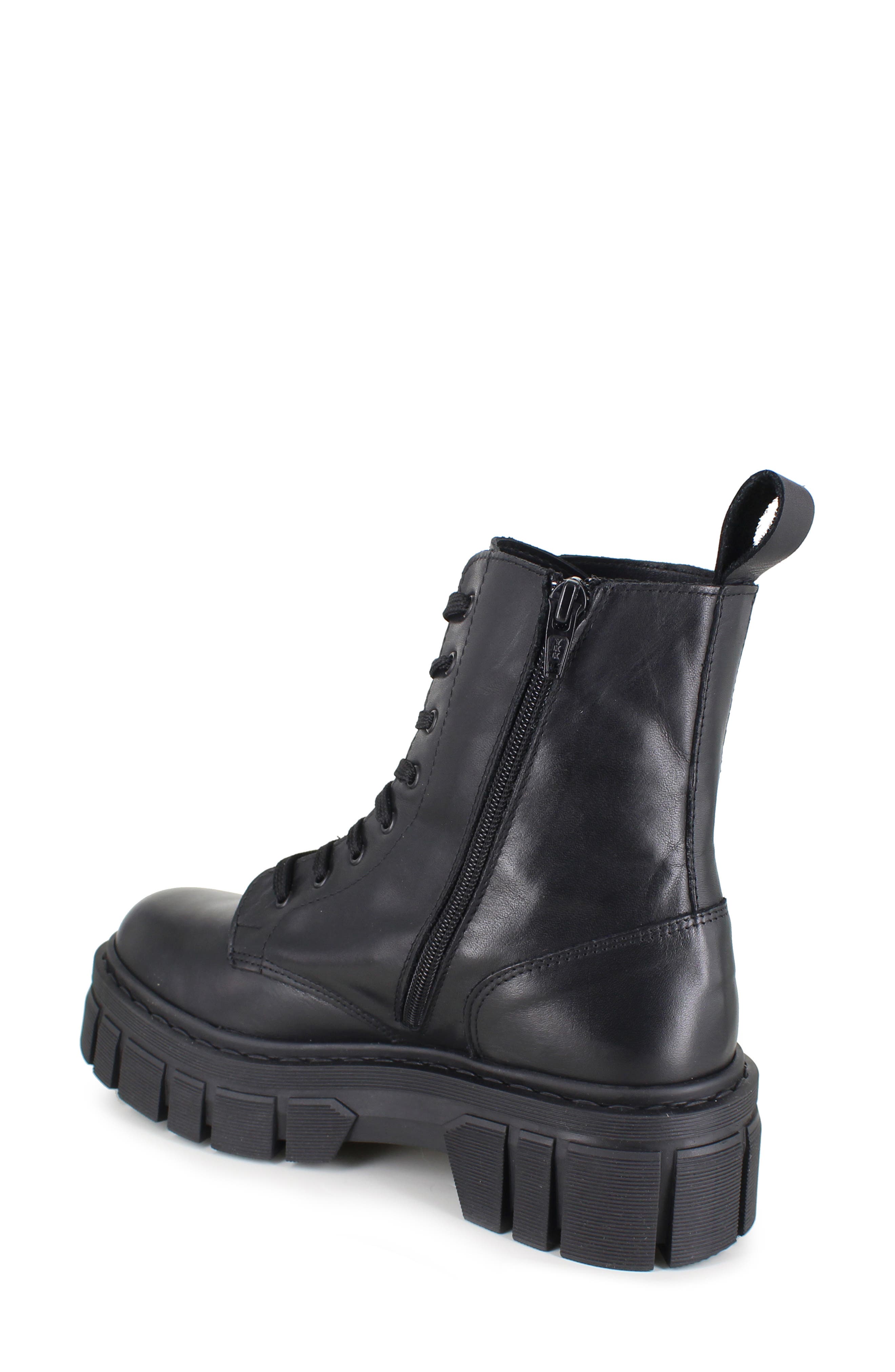 ZIGI Toniah Lug Sole Bootie, Alternate, color, Black