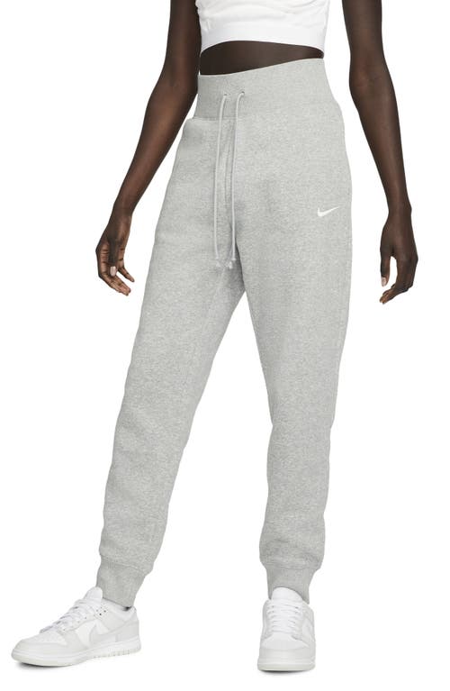 Nike Sportswear Phoenix Fleece Sweatpants In Gray