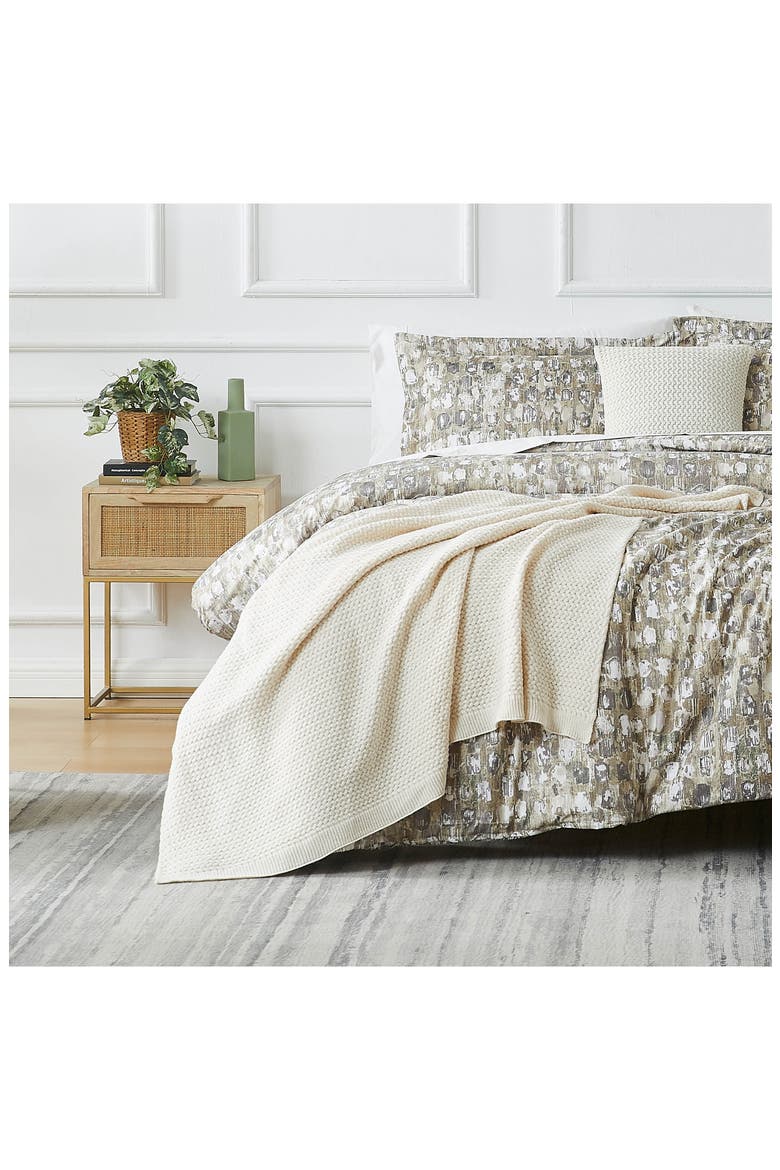 Rhythm Reversible Duvet & Sham Set, Alternate, color, TAUPE