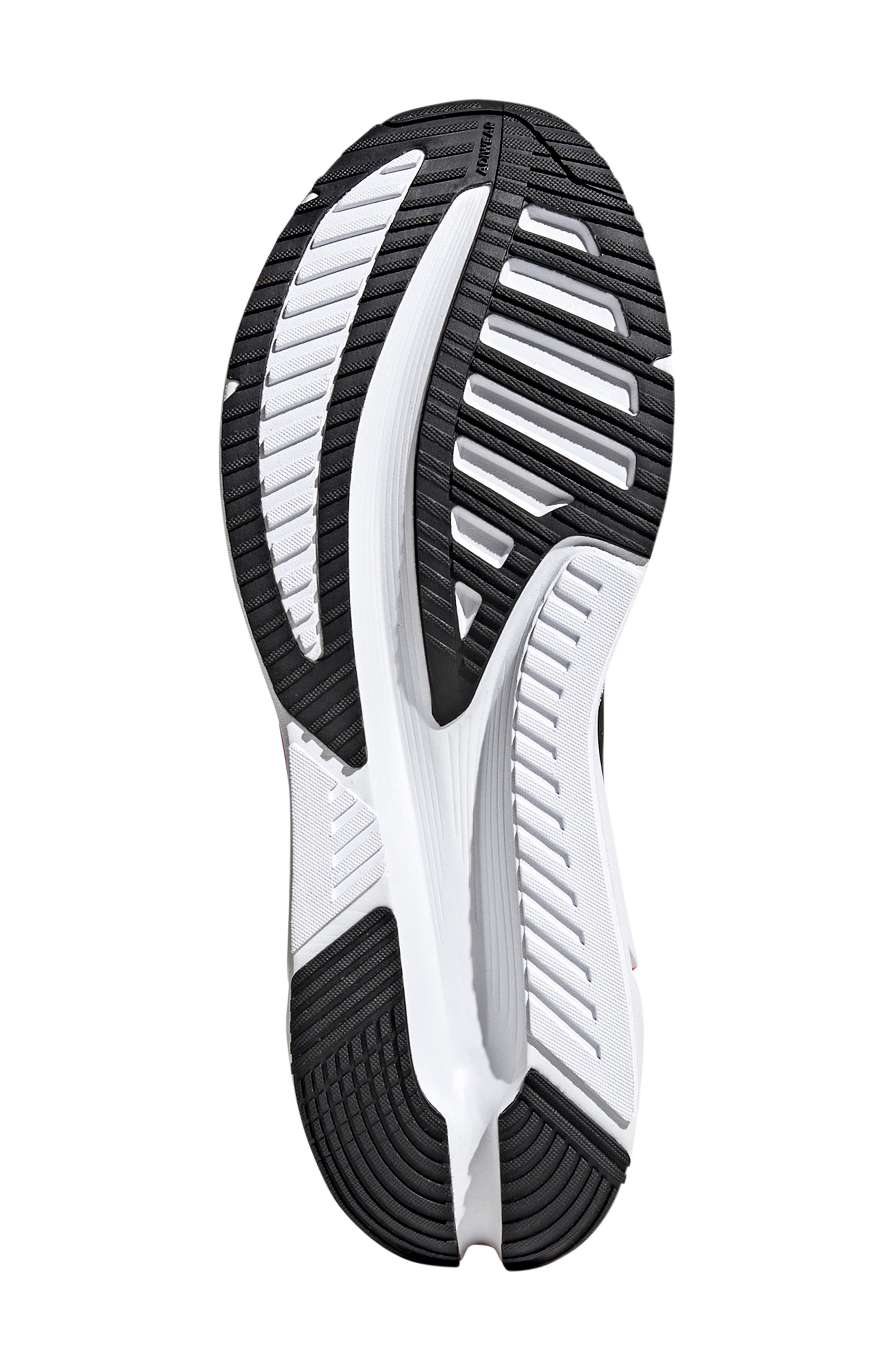 adidas Adistar 3 Running Shoe, Alternate, color, White/ Black/ Solar Red
