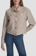 DKNY Twill Trucker Jacket