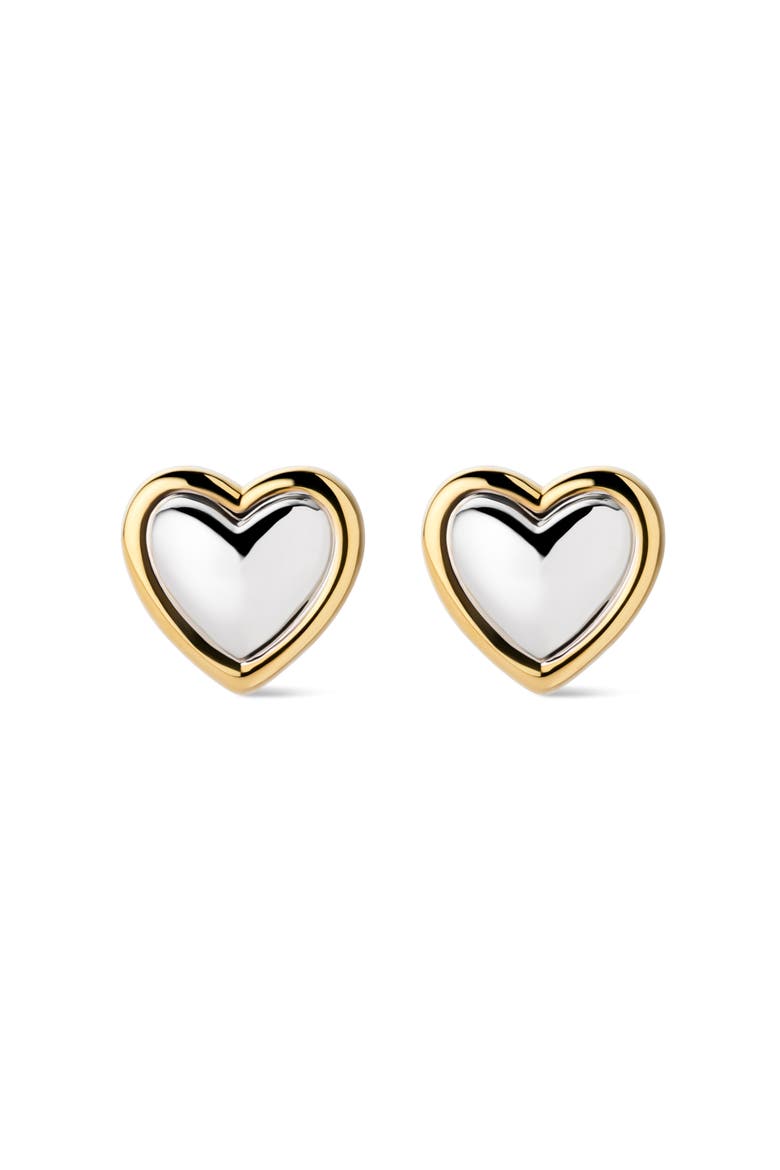 Stud Earrings - Lev Studs Two Tone, Main, color, Two-Tone