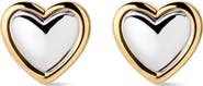 Ana Luisa Stud Earrings - Lev Studs Two Tone