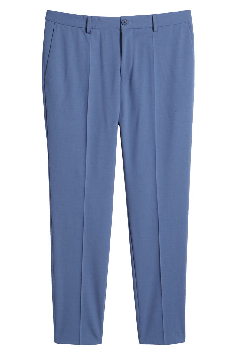 Genius Wool Blend Dress Pants, Alternate, color, NAVY