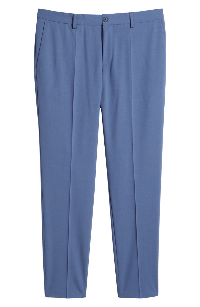 BOSS Genius Wool Blend Dress Pants, Alternate, color, Navy