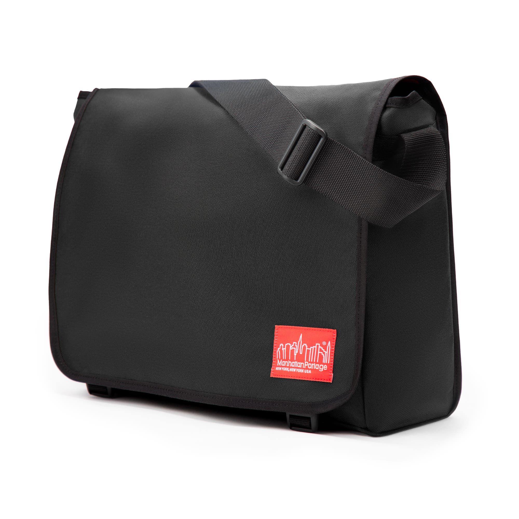 Manhattan Portage DJ 17" Laptop Bag Deluxe, Alternate, color, Black