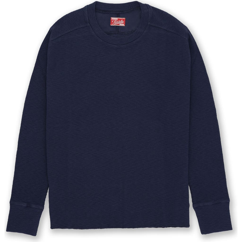 Fortela Geremia Waffle Knit Jersey In Blue