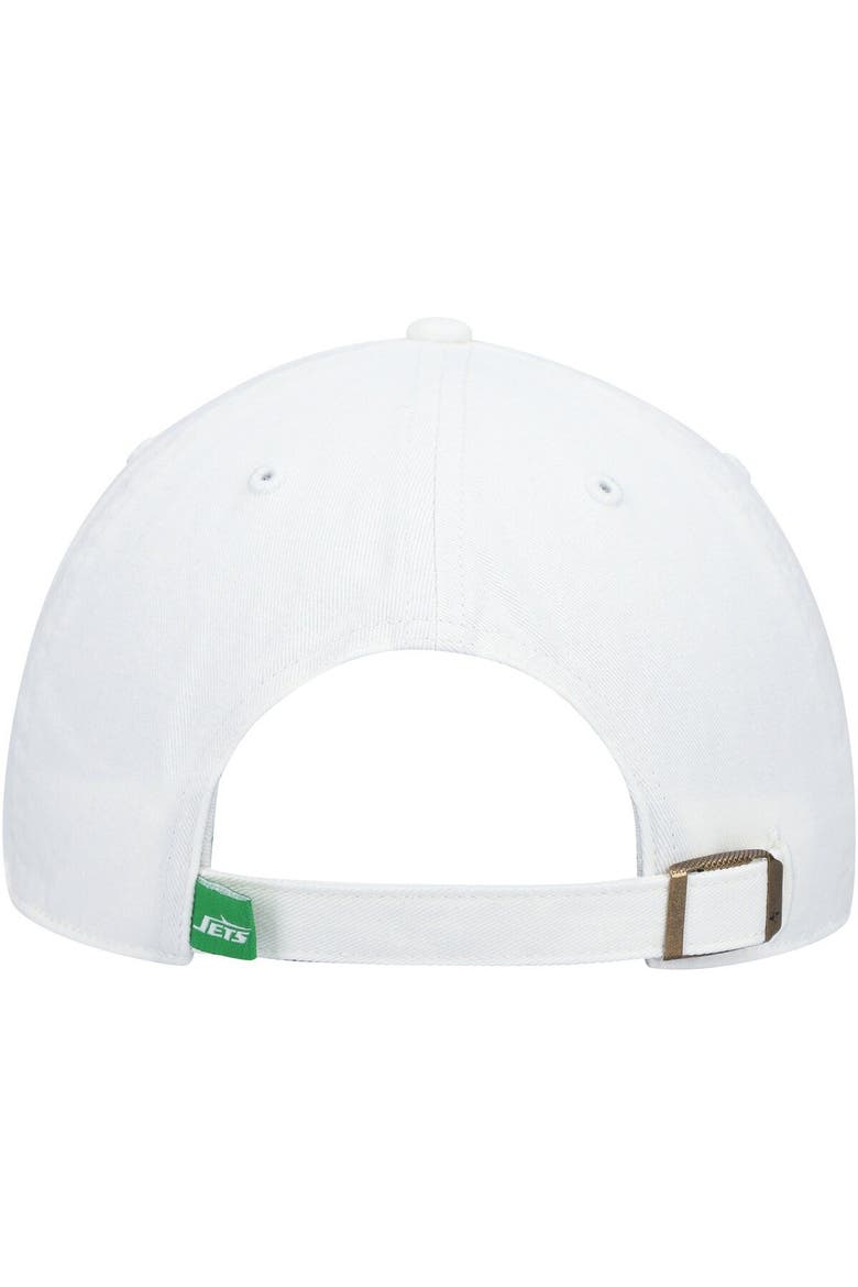 Men's '47 White New York Jets Clean Up Legacy Adjustable Hat, Alternate, color, White