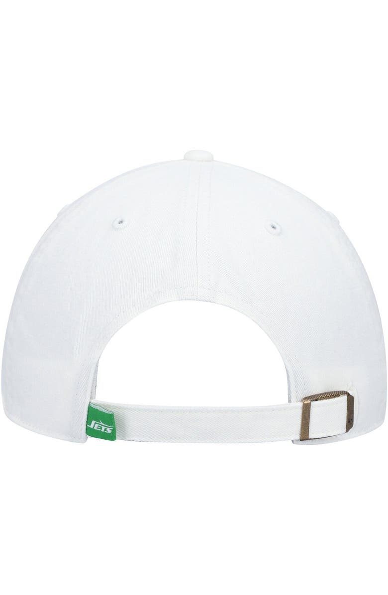 '47 Men's '47 White New York Jets Clean Up Legacy Adjustable Hat, Alternate, color, White