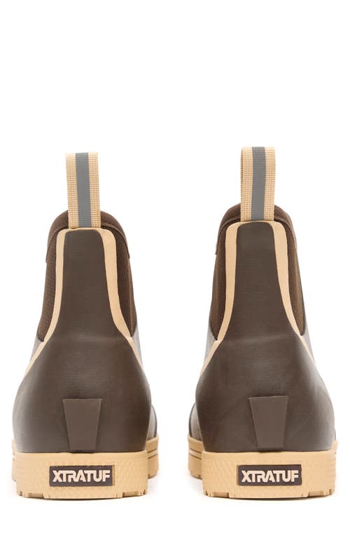 Xtratuf Wheelhouse Waterproof Ankle Deck Boot In Brown