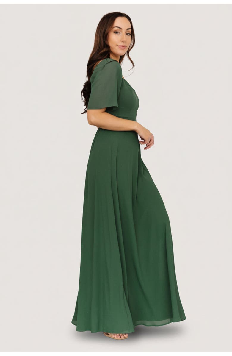 Baltic Børn Sierra Sweetheart Maxi Dress, Alternate, color, Evergreen