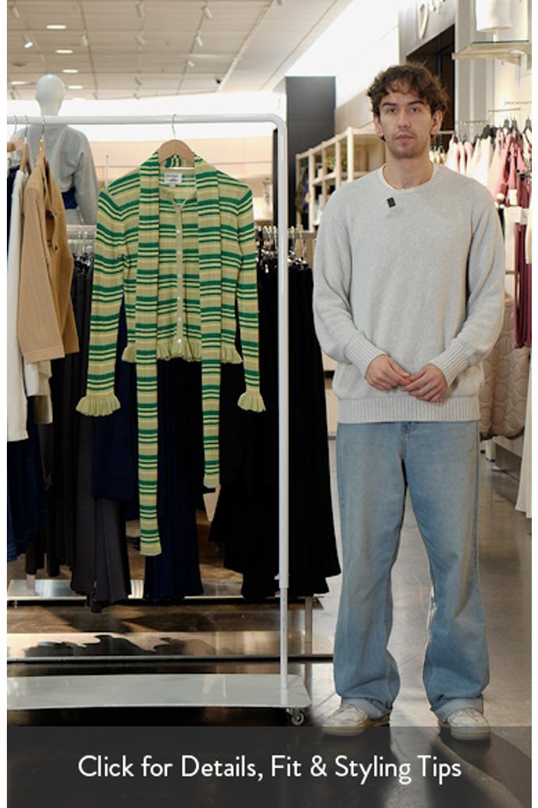 Anelis Organic Cotton & Merino Wool Blend Cardigan video