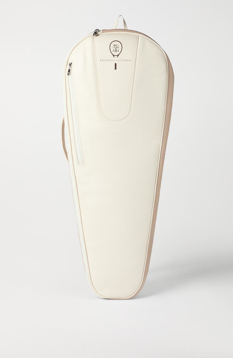 Brunello Cucinelli Tennis racket holder, Alternate, color, Panama