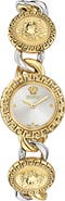 Versace La Greca Stud Icon Two-Tone Bracelet Watch, 28mm