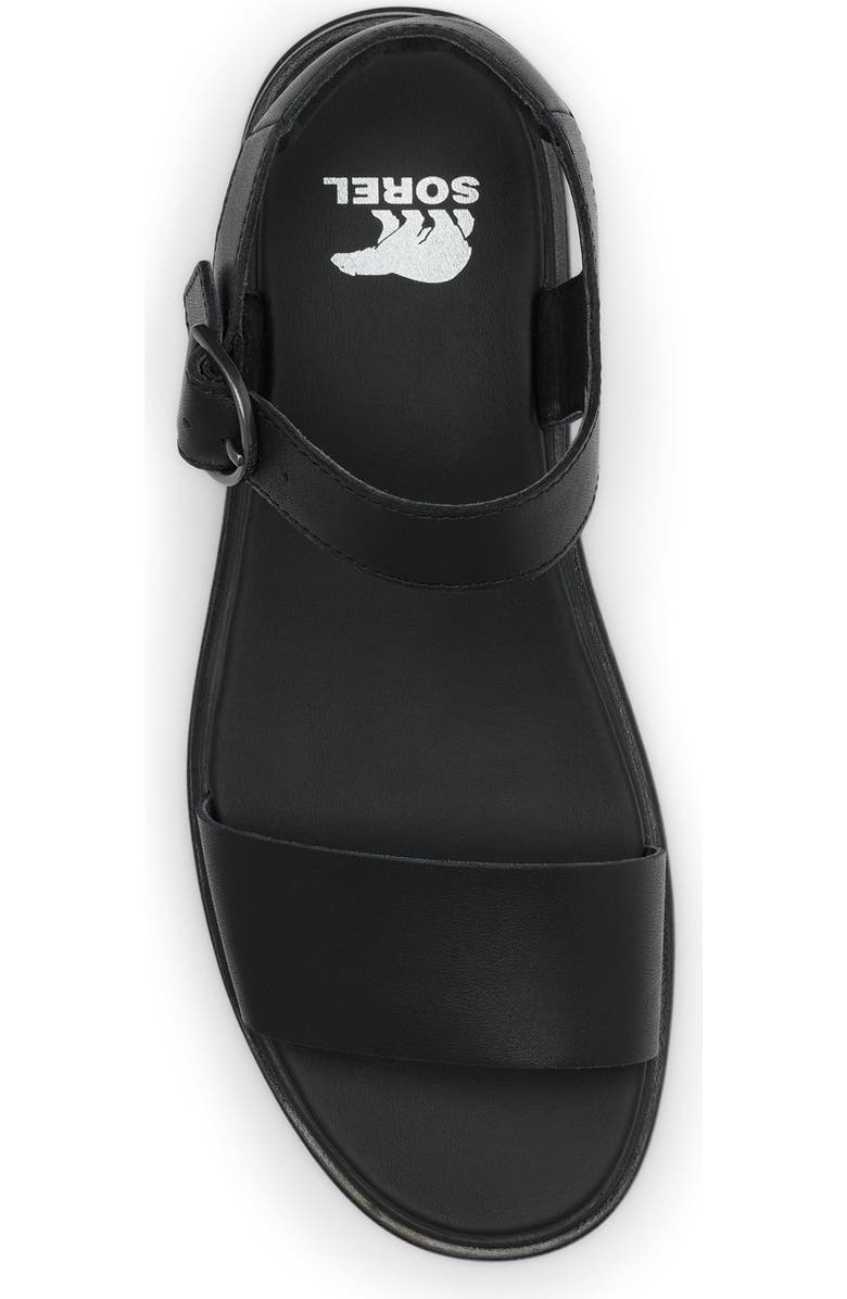 SOREL Dayspring Platform Sandal, Alternate, color, Black/ Black