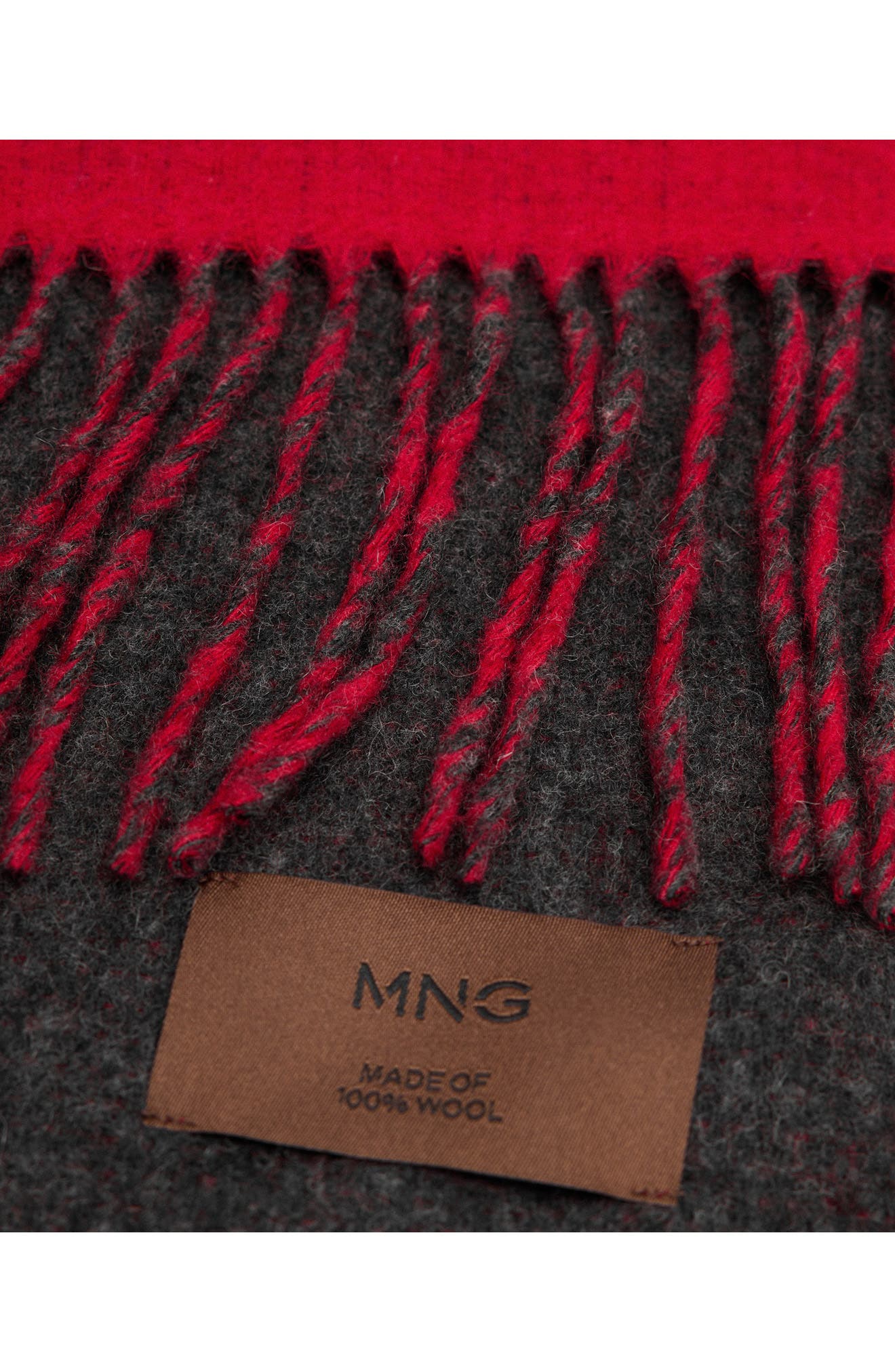 MANGO Reversible Wool Scarf (Women) | Nordstrom