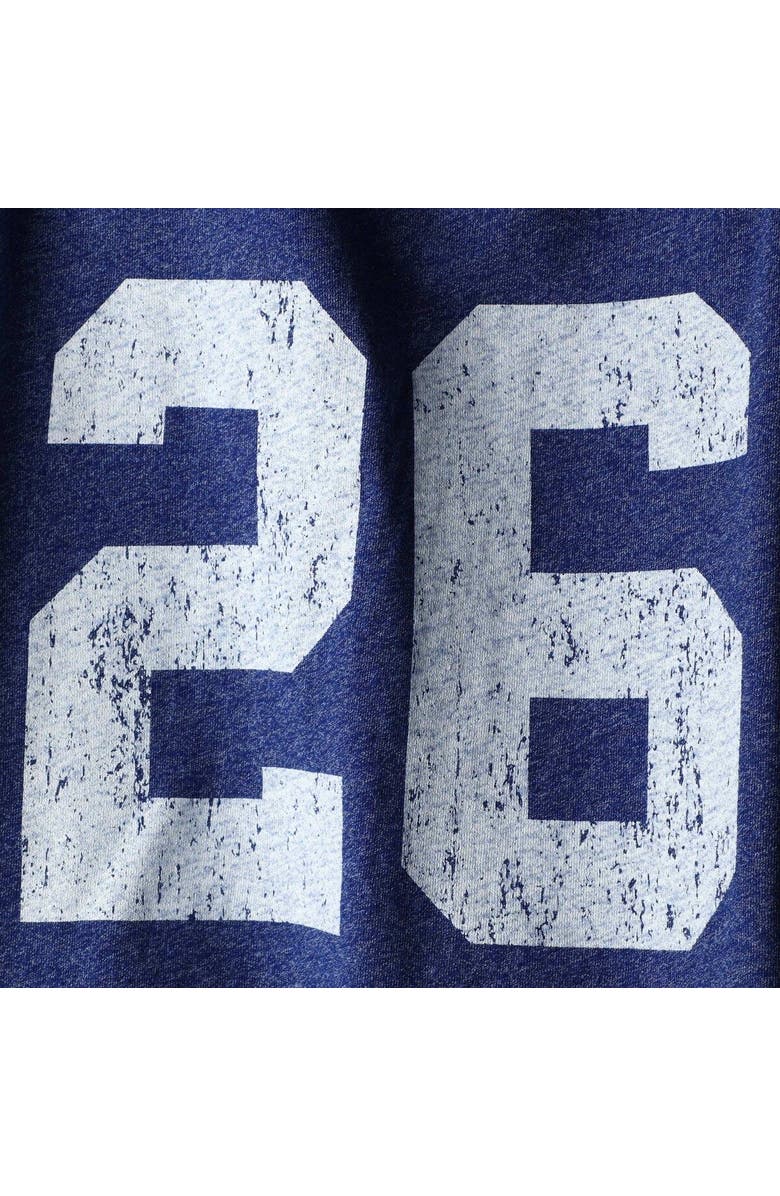 Majestic Threads Men's Majestic Threads Saquon Barkley Royal New York Giants Name & Number Tri-Blend Tank Top, Alternate, color, 