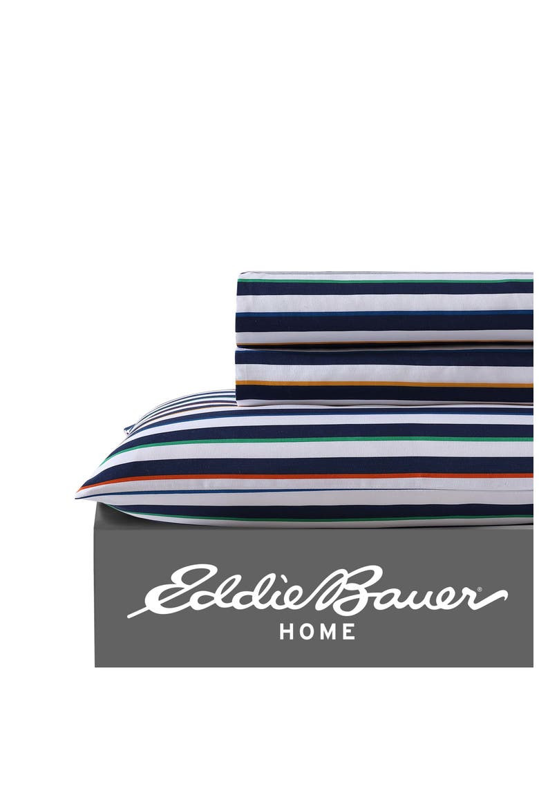Stripe Games Sheet Set, Alternate, color, DARK BLUE