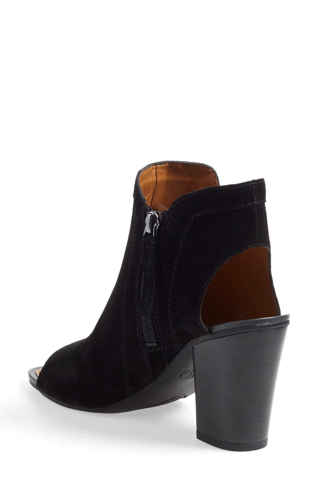 SARTO by Franco Sarto 'Sylvania' Peep Toe Bootie, Alternate, color, 