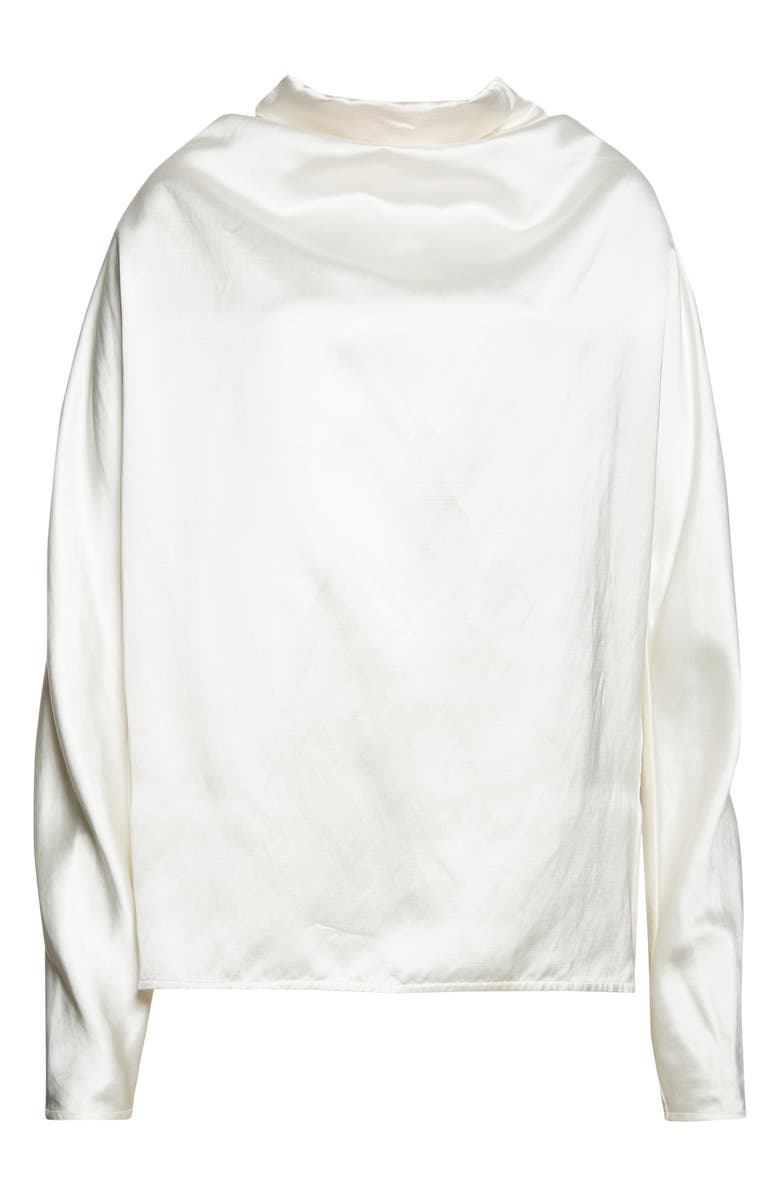 TOTEME Cowl Neck Top, Alternate, color, White