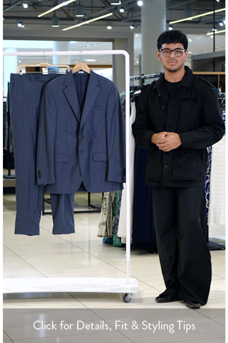 Flynn Classic Fit Blue Wool Suit video