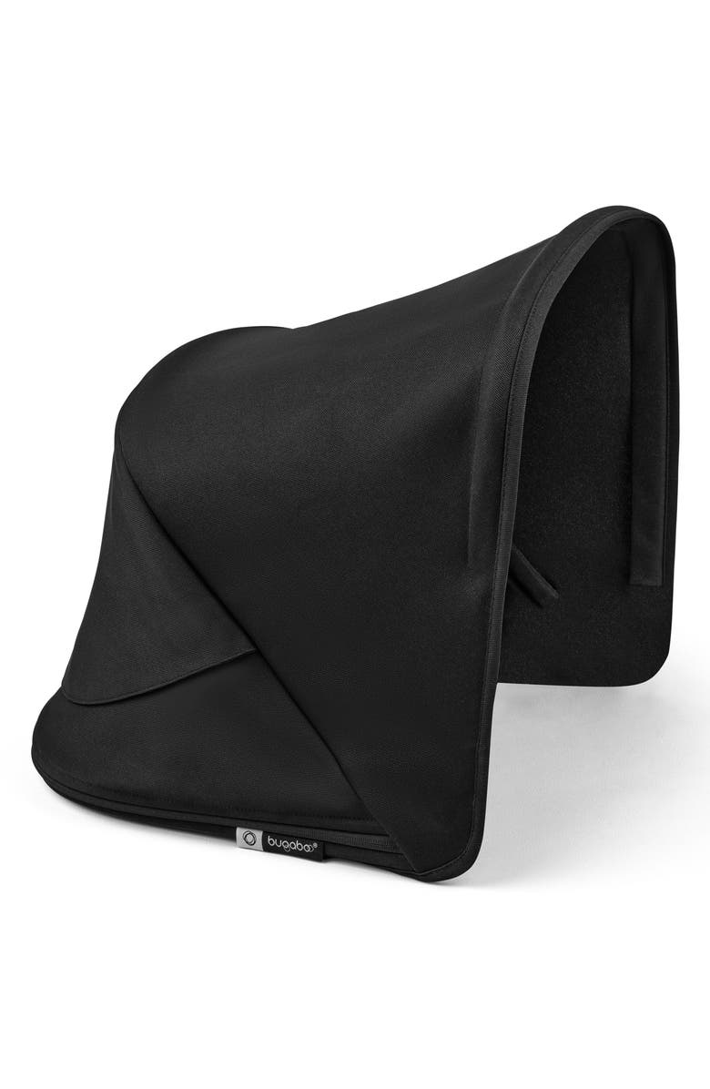 Bugaboo Breezy Sun Canopy for Bugaboo Fox 5 ahd Kangaroo Strollers, Main, color, Heritage Black