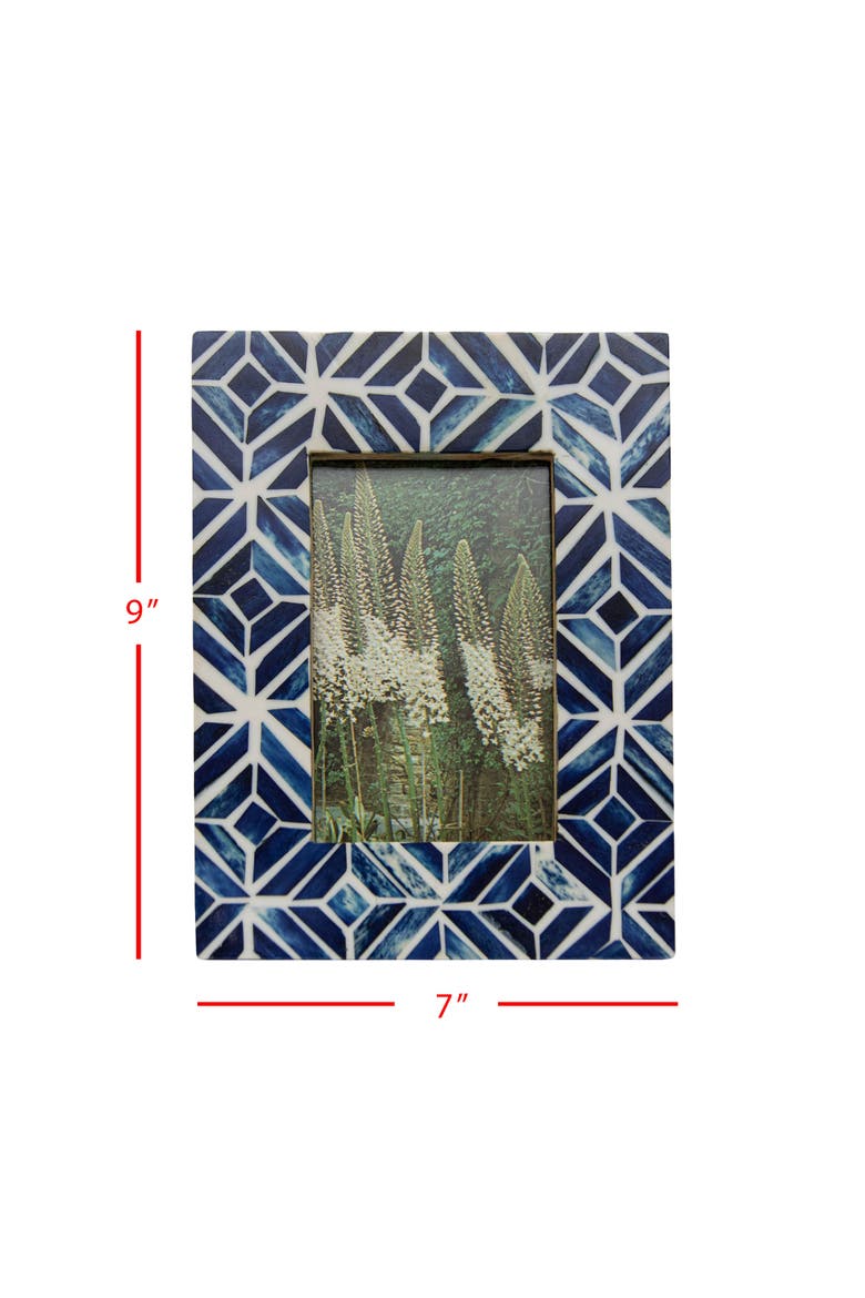 4x6 Celestina Blue Wood Picture Frame, Alternate, color, Blue