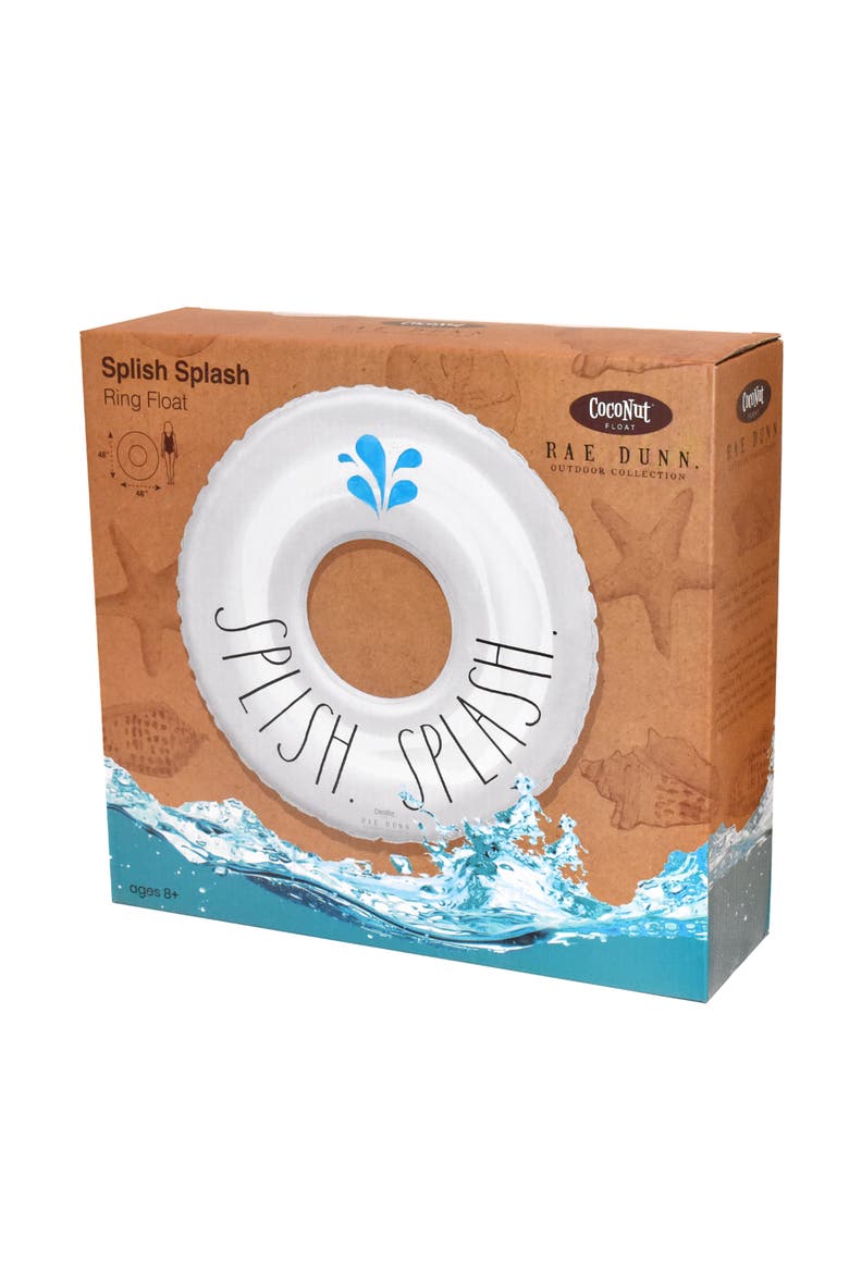 Splish.Splah. 48 Inch Ring Float Coconut Float, Alternate, color, White