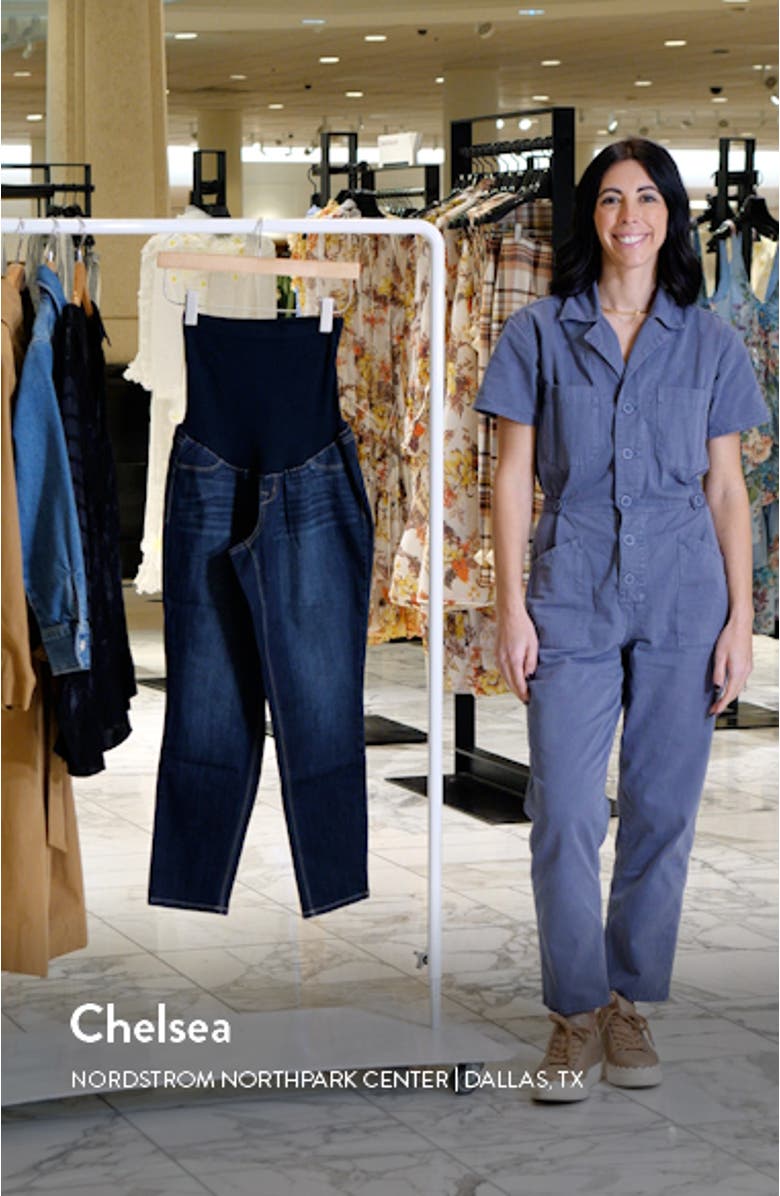 Maternity Ankle Skinny Jeans, sales video thumbnail