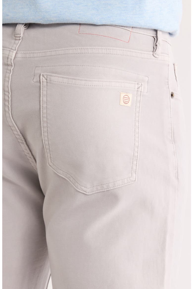Flex Slim Straight Leg Stretch Twill Pants, Alternate, color, LIGHT GREY